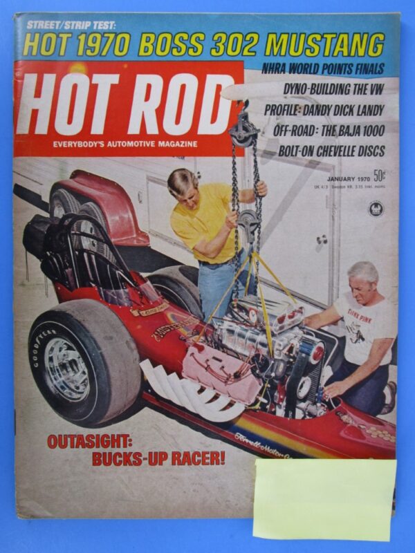 1970 Hot Rod Magazine set of 12 - Image 2