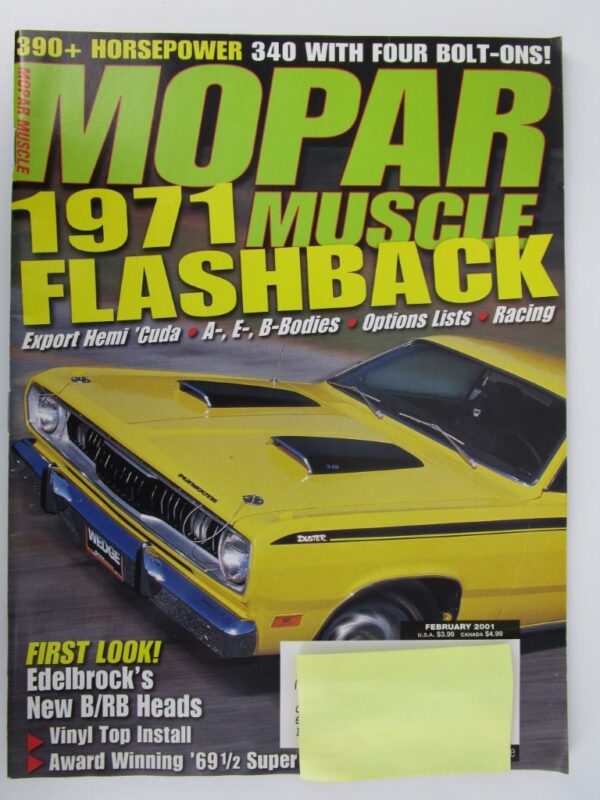 2001 Mopar Muscle Magazines set of 12