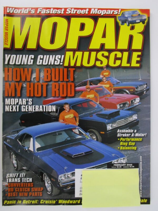 2002 Mopar Muscle Magazines set of 6