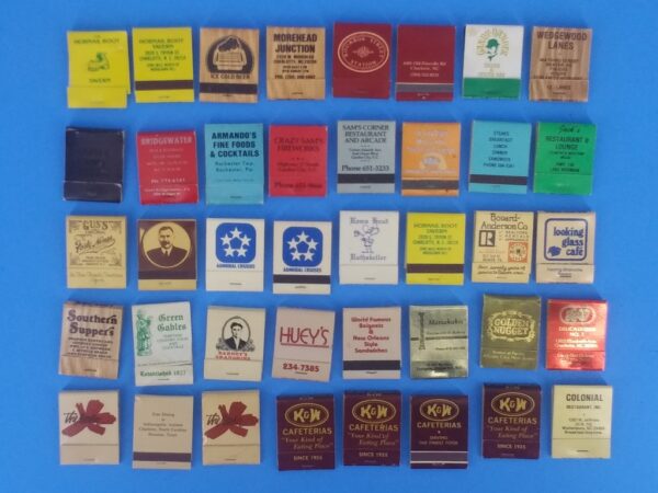 Lot of 614 Mixed Vintage Matchbook Covers 1970s to 80s - Image 15