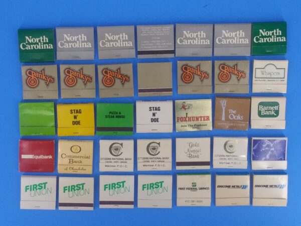 Lot of 614 Mixed Vintage Matchbook Covers 1970s to 80s - Image 12