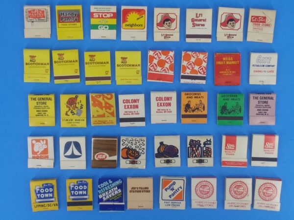 Lot of 614 Mixed Vintage Matchbook Covers 1970s to 80s - Image 19