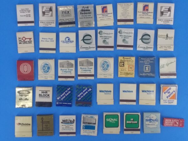 Lot of 614 Mixed Vintage Matchbook Covers 1970s to 80s - Image 18