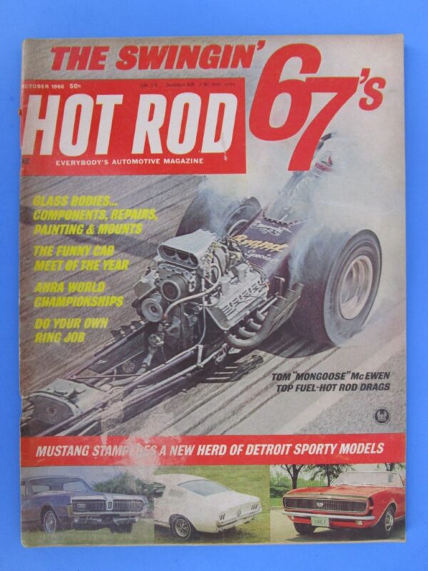 1965, 1966 and 1967 Hot Rod Magazine set of 11 - Image 2