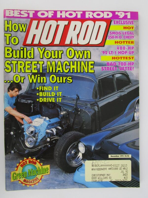 1990 & 1991 Hot Rod Magazines set of 5 - Image 5