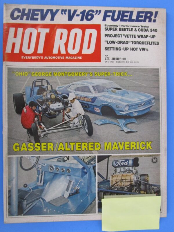 1971 Hot Rod magazine set of 5 - Image 4