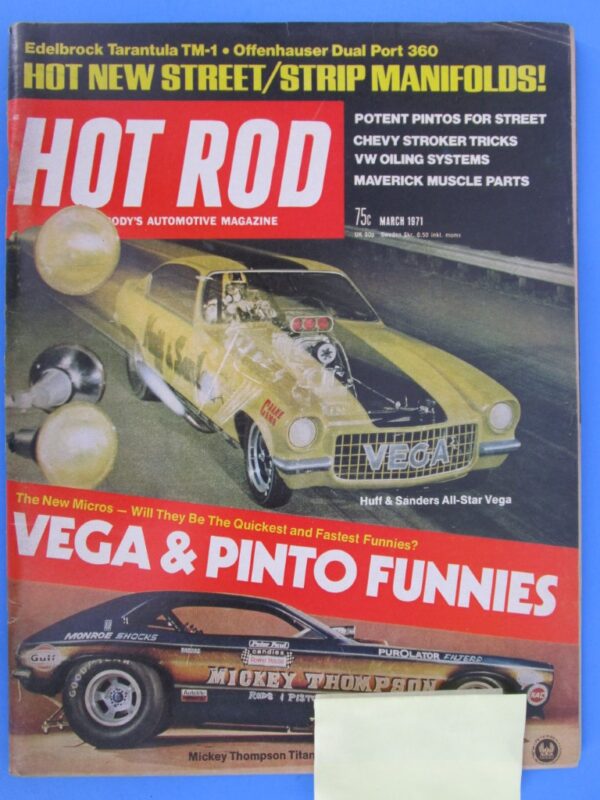 1971 Hot Rod magazine set of 5 - Image 5