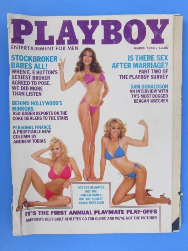 PLAYBOY MAGAZINE MARCH 1983 KIMBERLY MACARTHUR