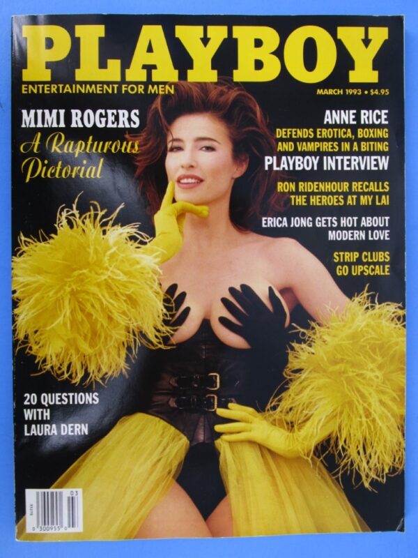 Playboy Magazine March 1993 Mimi Rogers