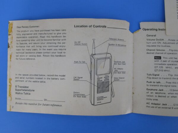 8 Transistor Superheterodyne Walkie Talkie - Image 6