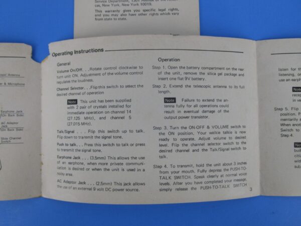 8 Transistor Superheterodyne Walkie Talkie - Image 5