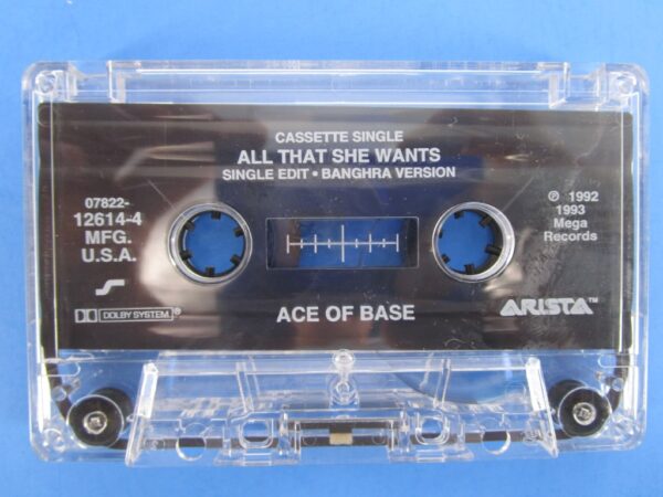 Cassette Single - Ace of Base - All That She Wants - Image 4