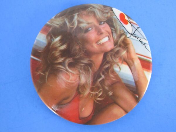 Farrah Fawcett Button