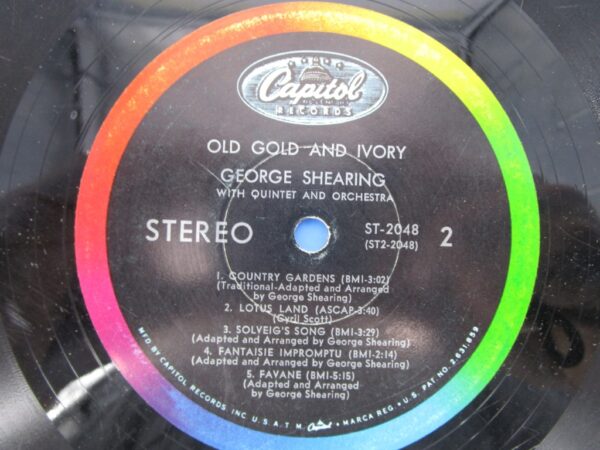 George Shearing - Old Gold and Ivory - Image 3