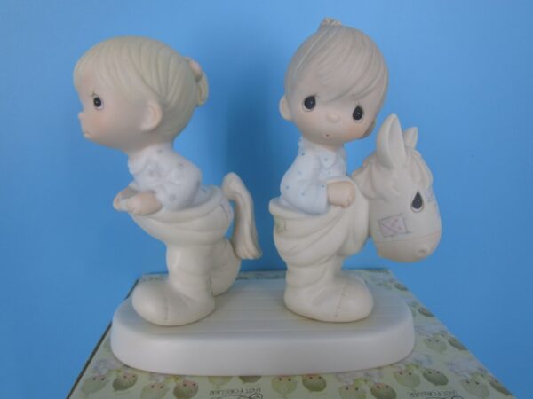 Precious Moments Figurine - How can Two walk Together except they Agree