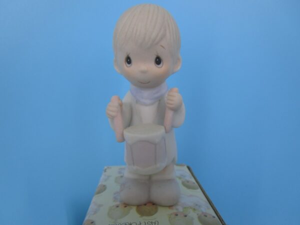 Precious Moments Figurine - I'll Play My Drum for Him