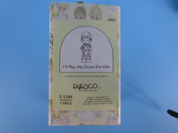 Precious Moments Figurine - I'll Play My Drum for Him - Image 3