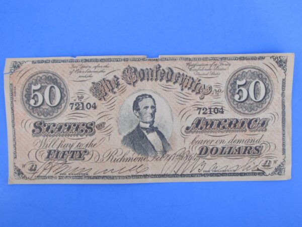 The Confederate States of America Play Money - Image 5