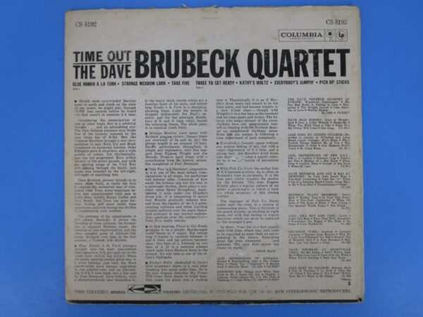 Time Out - The Dave Brubeck Quartet - Image 2