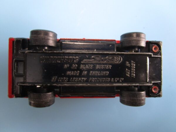 Matchbox Blaze Buster Superfast Red Fire Car - Image 3