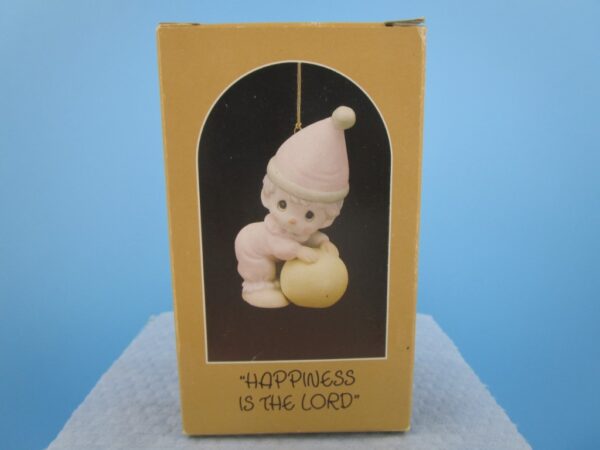 Precious Moments Ornament - "Happiness is the Lord" - Image 3