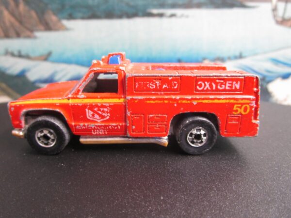 Hot Wheels Vintage 1974 Emergency Rescue Unit