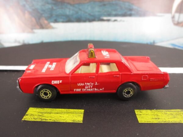 Matchbox Lesney Mercury - Los Angeles Fire Chief Car