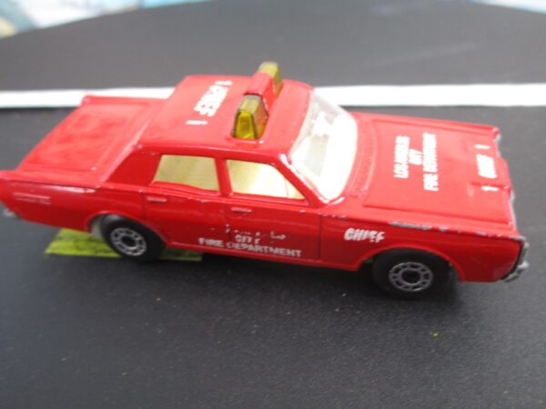 Matchbox Lesney Mercury - Los Angeles Fire Chief Car - Image 5