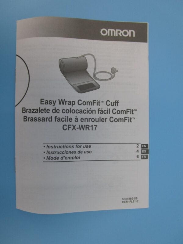 Omron CFX-WR17 Black Comfit Replacement Cuff - Image 2