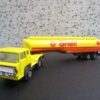 Yatming Yellow DieCast Semi Truck Cab w/ Plastic Shell Tanker Truck - Image 2