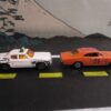 ERTL Dukes of Hazzard General Lee Dodge Charger and Matchbox Superfast No. 10 Plymouth Gran Grand Fury Police Car - Image 2