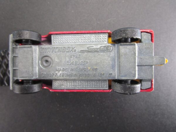 Matchbox Superfast No. 53 Red CJ8 Jeep - Image 3