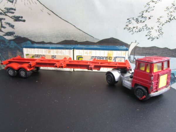 Matchbox Superkings Scammell Tractor & Trailer w/Gentransco Containers - Image 6