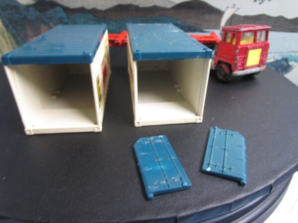 Matchbox Superkings Scammell Tractor & Trailer w/Gentransco Containers - Image 5