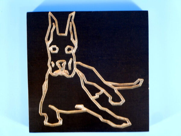 Dog Beverage Coasters - set of 4 - Image 3
