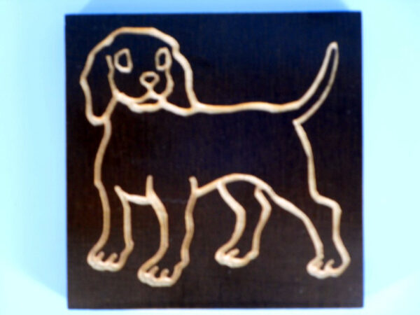 Dog Beverage Coasters - set of 4 - Image 2