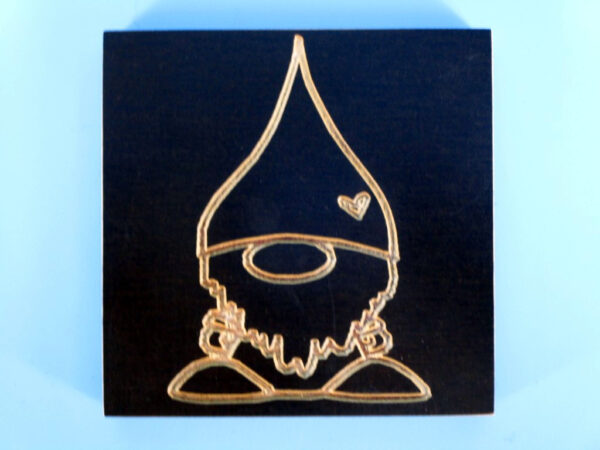 Gnome Beverage Coasters set of 4 - Image 6