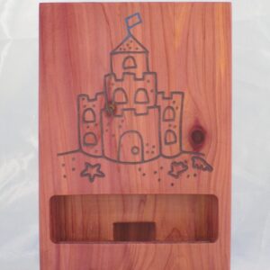 Eastern Red Cedar Phone Stand - Sand Castle