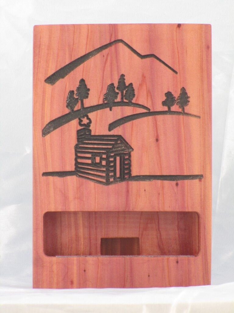 Eastern Red Cedar Phone Stand - Cabin