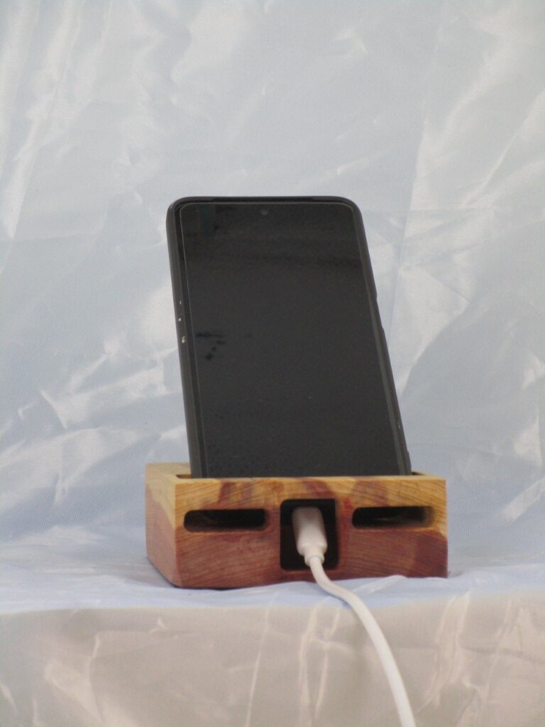Eastern Red Cedar Phone Stand - Cabin - Image 5