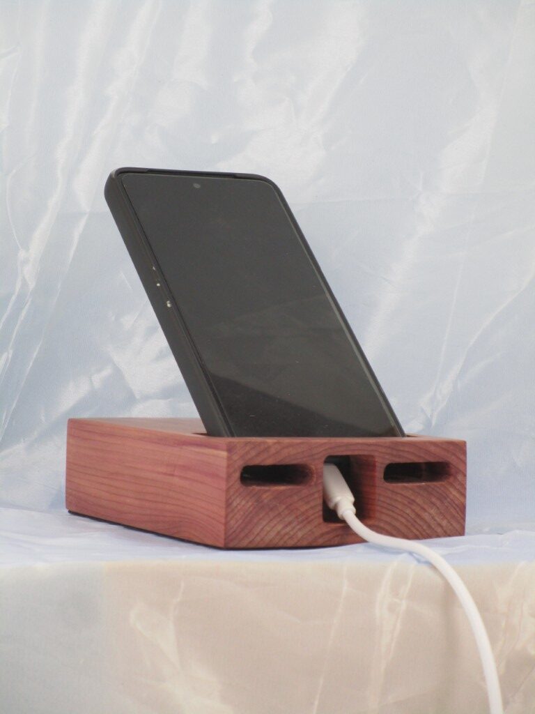 Eastern Red Cedar Phone Stand - Cabin - Image 6
