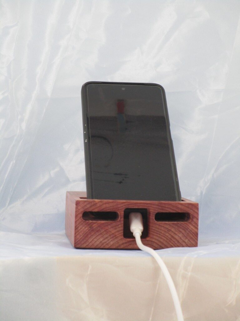 Eastern Red Cedar Phone Stand - Cabin - Image 7