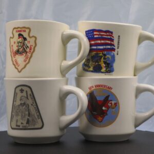 Boy Scout commemorative coffee mugs - set of 4
