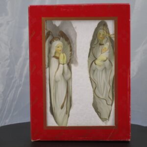Angel and Mary with Baby Ornaments