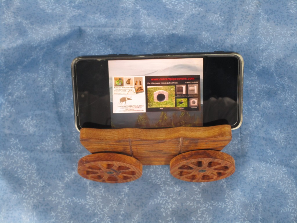Oak Covered Wagon Eye Glass holder - Image 11