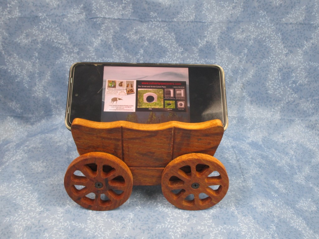 Oak Covered Wagon Eye Glass holder - Image 8