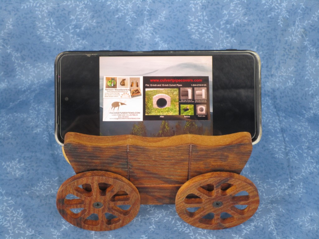 Oak Covered Wagon Eye Glass holder - Image 12