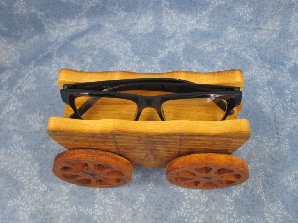 Oak Covered Wagon Eye Glass holder - Image 7